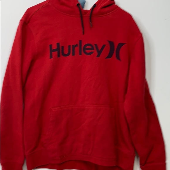 hurley red hoodie